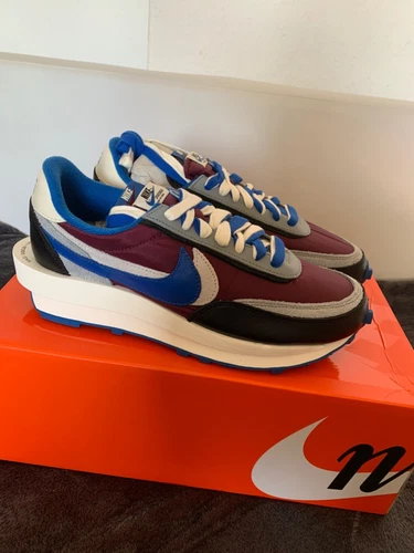 Nike LDWaffle x Sacai x Undercover Night Maroon Team Royal EU Größe 44