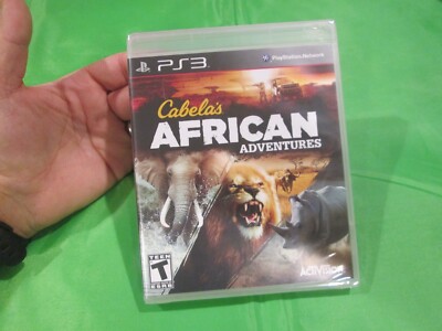 CABELAS AFRICAN ADVENTURES PS3 PlayStation 3 Sony NEW FACTORY SEALED