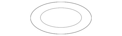 Genuine Volkswagen Drain Plug O-Ring N-043-809-2