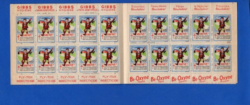 TUBERCULOSIS NESTLE CARNET CINDERELLAS 1937 MNH-MNGUM FANTASTIC, LUX !!!