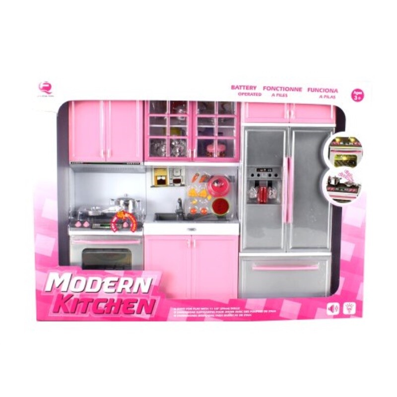 battery operated kitchen toy set