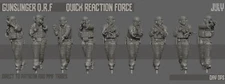 Gunslinger Modern Miniatures US American QRF Ranger Squad Day Ops Spectre 28mm +