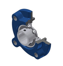 USFC206 FC Four-bolt flange with centering rim, round design