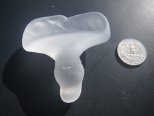 Sea Glass, Unique Shaped Clear with a Pressed Pattern
