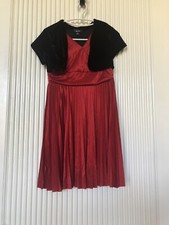 SALE!!!BCXgirl  Red / Black w Vest Party Dress (one piece) for Girls Size 14