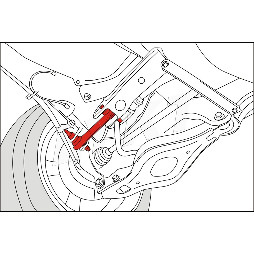 LYKT4pcs Alignment Rear Camber&Toe Adjustable Kit for MitsubishiLancer、Outlander - Imagem 2 de 4