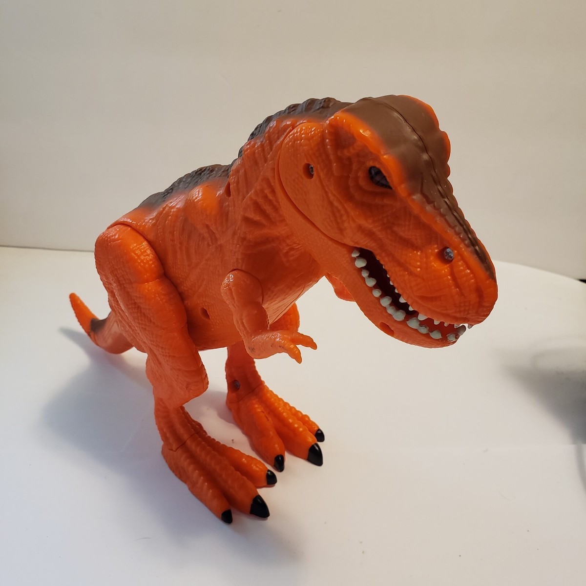 T-Rex Dinosaur Light Up Eyes & Sound 7 Inches High Dragon-I