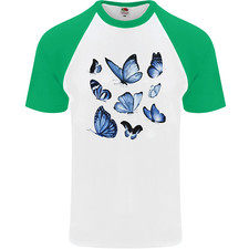A Butterfly Collection Rhopalocera Mens S/S Baseball T-Shirt