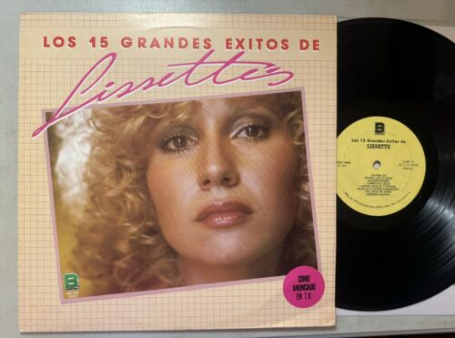 Lissette - Los 15 Grandes Exitos LP Borinquen 1982 Latin Pop VG+