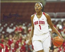 STEPHANIE MAVUNGA Signed 8 x 10 Photo WNBA Basketball OHIO STATE Indiana Fever
