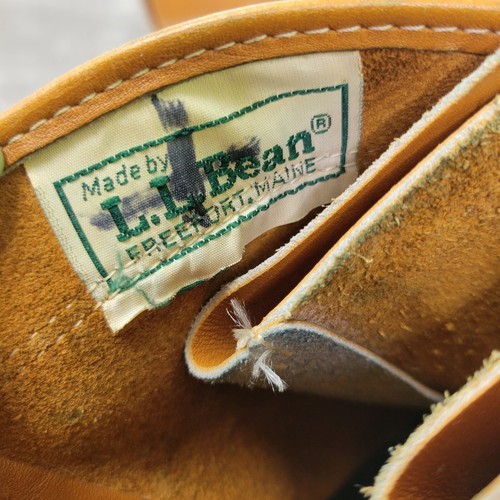Vintage LL Bean Boots Womens 9 Winter Shoe Unlined Leather Duck - Picture 10 of 12