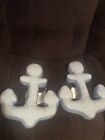2 Target Room Essentials Anchor Shaped Toss Pillows 16X13X2 Summer Nautical New!