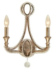 Crystorama Garland 2-Light Wall Mount Sconce ...