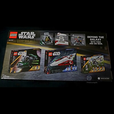 LEGO Star Wars Jedi Masters Gift Set 3 Epic Builds in 1 Box 66787 New Sealed NIB