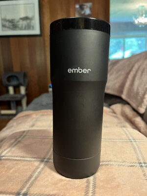Ember 12 oz travel mug/ black/ no charger/untested