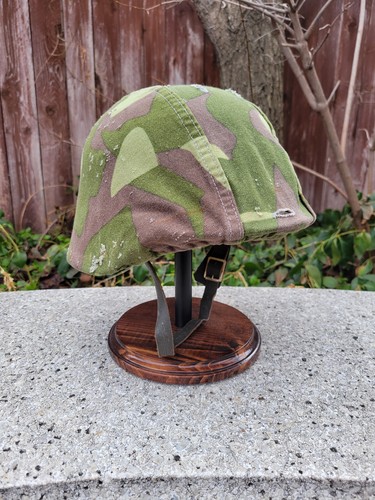 Finnish Army M40/55 Helmet w/M62 Cover - Picture 2 of 11
