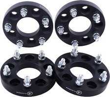 4pc 5x135 To 5x4.5 Wheel Adapters 1 Inch With 14x2 Studs For Ford 1997-2003 F150