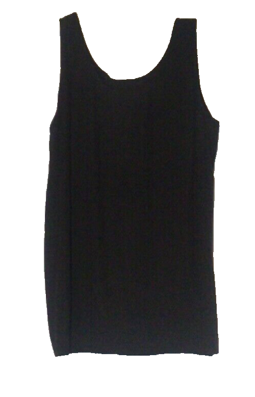 NWT Black Stretchy Tank Top by Bebe with Rhinestone Logo