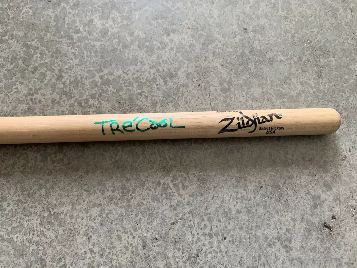 Tre Cool Drum Stick Show Used Green Day Zildjian