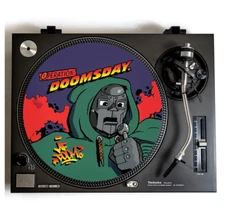 MF DOOM Turntable Slipmat for Vinyl Records 12” DJ Slip Mat hip hop vinyls