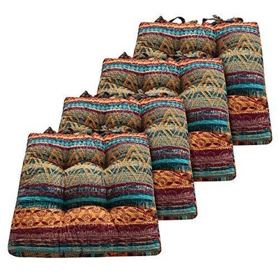 Triplecushioned Chair Pad 4 Count pack Of 1 Southwest