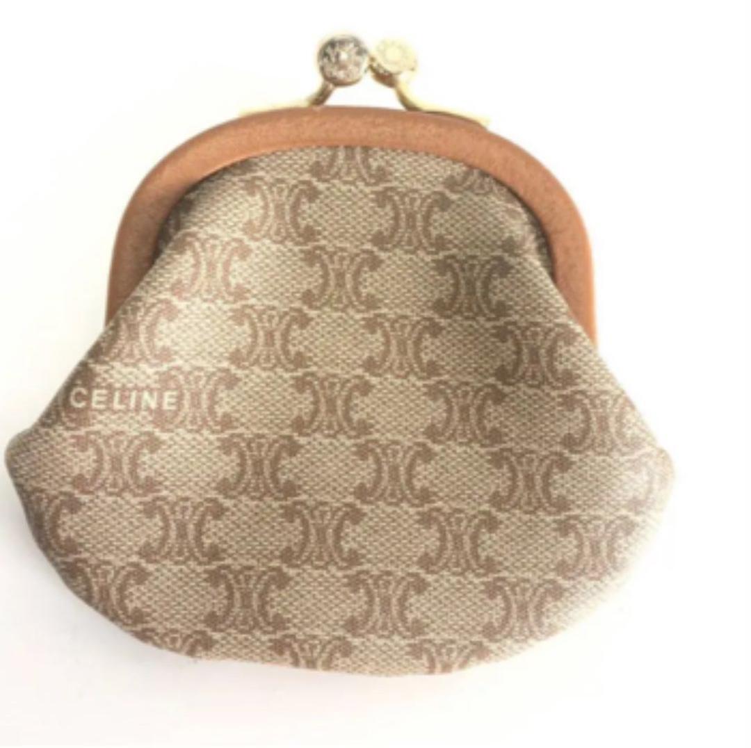 Celine Vintage Wallet Clasp Coin Purse Mini Luxury Designer Women