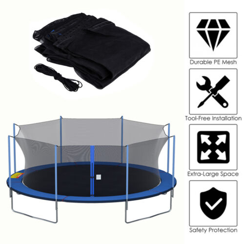 12/14/15/16 Fuß Trampolin Sicherheitsnetz Ersatz passt 6 8 Stangen rundes Gehäuse - Bild 4 von 22