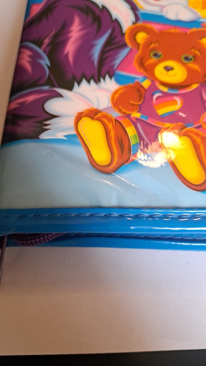 Vintage Lisa Frank Playtime Kittens Mini Zip Binder Orig