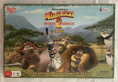 Madagascar Escape 2 Africa Board Game Colorforms Dreamworks | eBay