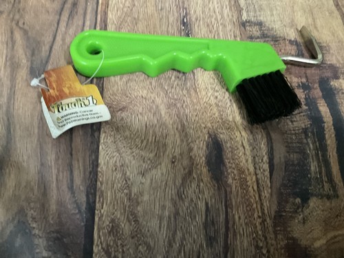 Tough 1 E-Z grip zoccolo pick più spazzola verde neon cavallo - Foto 7 di 12
