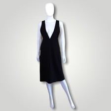 Line & Dot Women’s  Black Dress with side Pockets 