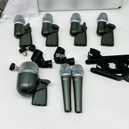 Shure DMK7 BAND Drum Microphone Professional Kit 7pcs w/ Mounts & Cables - Picture 3 of 4
