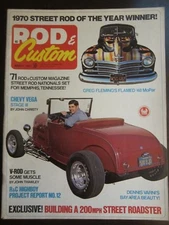 Rod & Custom Magazine March 1971 Dennis Varni's Bay Area Beauty Flamed '48 (AI)