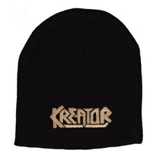 Image of Kreator Embroidered Gold Logo Beanie New