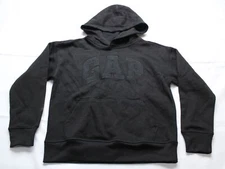 Old Navy Unisex Kids VintageSoft Gap Arch Logo Hoodie AC2 Black Medium (8) NWT 