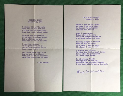 Poems By C.W. Madden Poetry Book 1959 Keene New Hampshire NH Signed By Author - Imagen 6 de 9