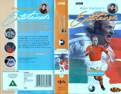 Alan Hansen's Entertainers - Foreign Legion - Englands Fussball, VHS-Video - Bild 1 von 2