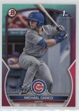 2023 Bowman Draft Aqua & Pink Gradient 2/199 Michael Carico #BD-170 4k8
