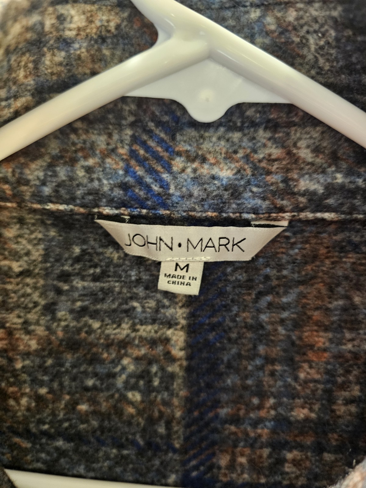 John Mark Womans Medium Multicolor Button Down Sl… - image 2