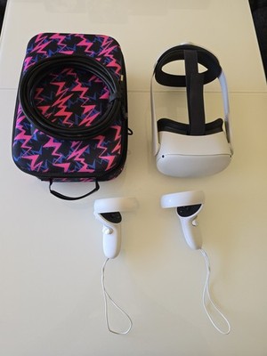 Meta Quest 2 64 GB mit Tragetasche und 5m Kabel für PC-VR VR Brille/VR Headset