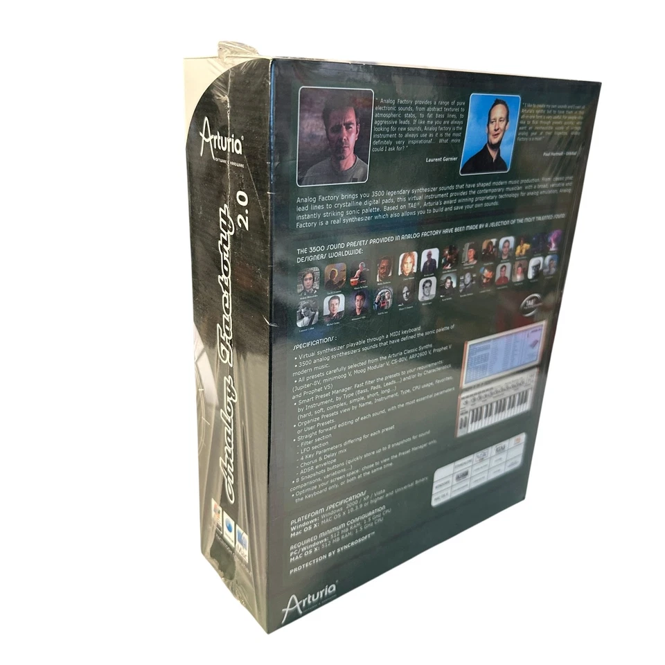 Arturia - Analog Factory 2.0 Vintage Software Synthesizer New PC/MAC - Image 2 of 3