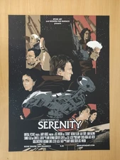 Serenity by Vincent Aseo  x/100 Spoke Art Mondo Numbered screenprint Movie Print