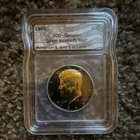 1965 Kennedy Half Dollar 50C ICG Genuine Silver Ruthenium & Gold Uncirculated