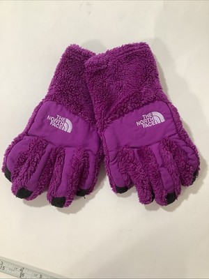 THE NORTH FACE Women s Gloves Size Large Purple Fuchsia