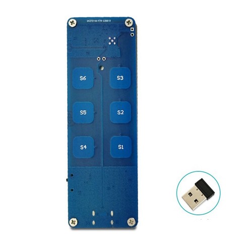 5 Tasten Air Flying Mouse Marineblau PCB Multimedia-Tasten Funktionsmodul M6Y7