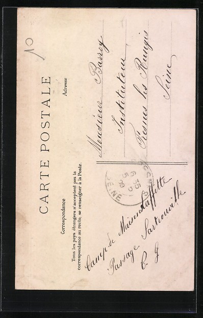 CPA Sartrouville, L´Eglise 1909  2