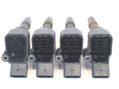 4x Original VAG Audi VW Seat Skoda Eldor Zündspule Zündspulen 04E905110M