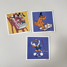 Vintage Disney Mickey's Toontown Game Card Sticker x 3 Pieces