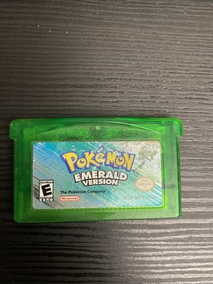 Pokemon Emerald GBA, Authentic, Cartridge Only, Old Battery