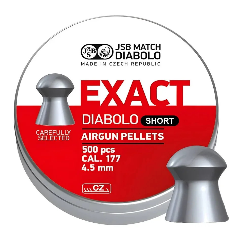 JSB Exact Diabolo Short 8.44gr .177 4.52 Air Pellets